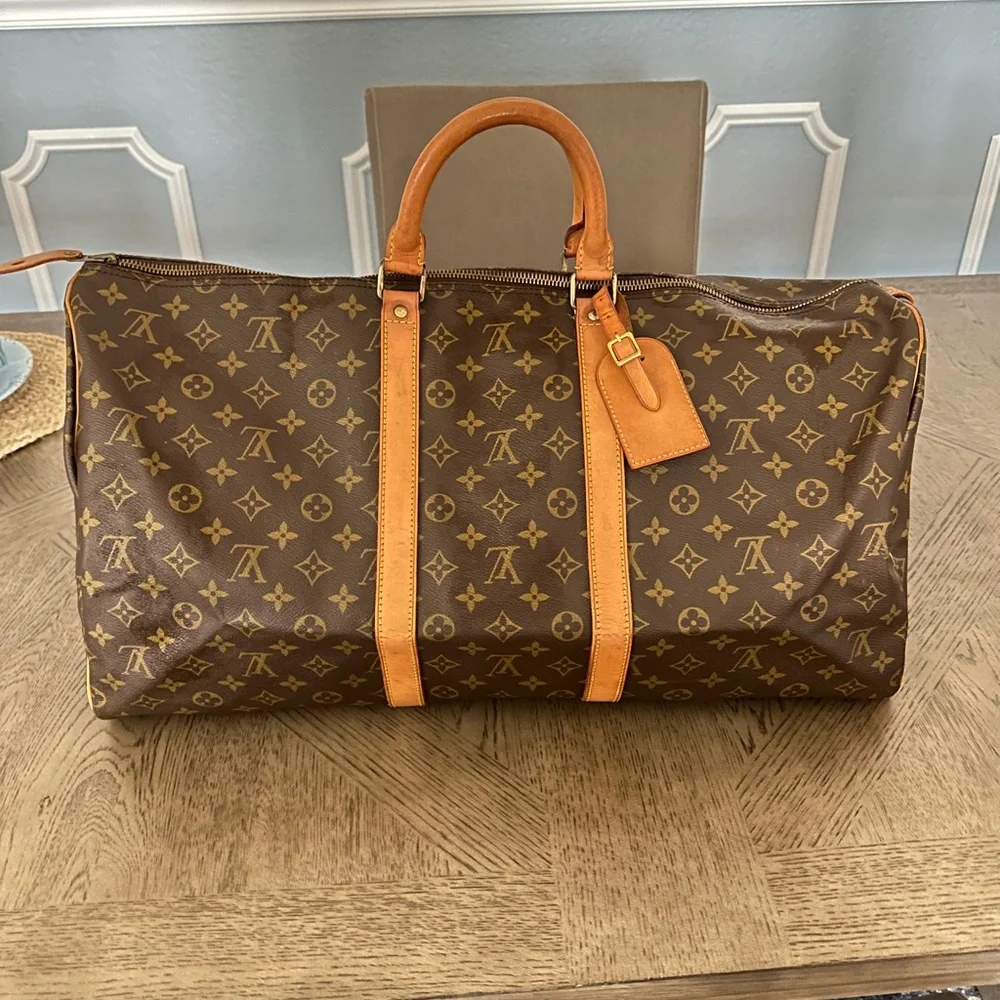 Louis Vuitton tag Keepall 55
